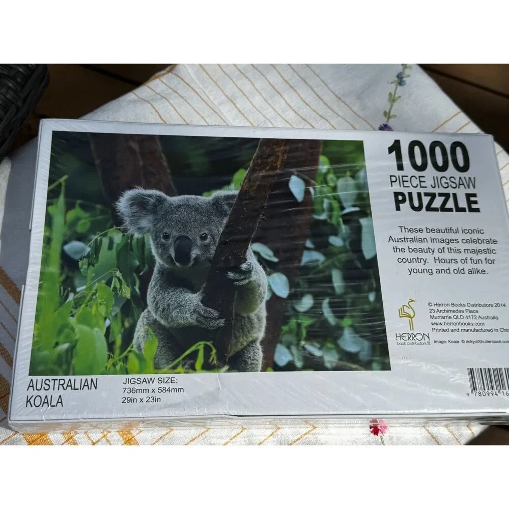New 1000 piece puzzle Herron Puzzle co. Australian Koala unopened